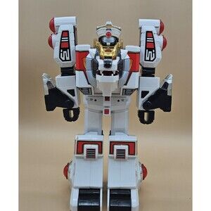 1994 Bandai Mighty Morphin Power Rangers MMPR White TigerZord Sounds Light Works